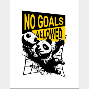 Soccer Panda Posters and Art